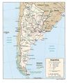 Argentina Political Map - Mapsof.Net Map
