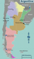 Argentina Regions Map - Mapsof.Net Map