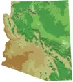 Arizona Relief Map - Mapsof.Net Map