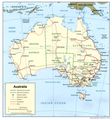 Australia Political Map 1999 - Mapsof.Net Map