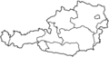 Austria States Blank - Mapsof.Net Map