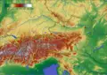 Austria Topograpy - Mapsof.Net Map