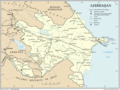 Azerbaijan Railway Map - Mapsof.Net Map