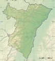 Bas Rhin Department Relief Location Map - Mapsof.net