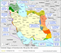Boundaries of Iran Map - Mapsof.Net Map