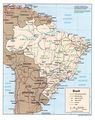 Brazil Political Map 1994 - Mapsof.Net Map