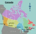 Canada Regions Map - Mapsof.Net Map