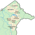 Canberra Map - Mapsof.Net Map