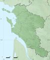Charente Maritime Department Relief Location Map - Mapsof.net