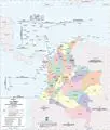 Colombia Political Map - Mapsof.Net Map