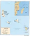 Comoros Map - Mapsof.Net Map