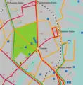 Copenhagen Oesterbro Bus Lines Map - Mapsof.Net Map