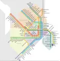 Copenhagen Stog Metro Districts - Mapsof.Net Map
