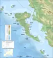 Corfu Topographic Map - Mapsof.net
