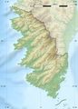 Corse Du Sud Department Relief Location Map - Mapsof.net