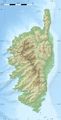 Corse Region Relief Map - Mapsof.net