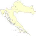 Croatia Base Map Alone - Mapsof.Net Map