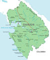 Darien Panama Political Map - Mapsof.Net Map