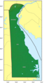 Delaware Relief Map - Mapsof.Net Map