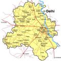 Delhi Map 1 - Mapsof.Net Map