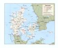 Denmark Political Map - Mapsof.Net Map