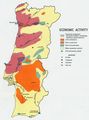 Economic Activity Map of Portugal 1972 - Mapsof.Net Map