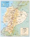 Ecuador Shaded Relief Map - Mapsof.net