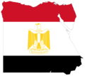 Egypt Flag Map - Mapsof.Net Map