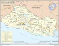 El Salvador Political Map 2004 - Mapsof.Net Map