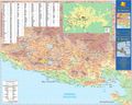 El Salvador Physical And Topographic Map - Mapsof.Net Map