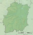 Essonne Department Relief Location Map - Mapsof.net