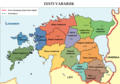 Estonian Counties - Mapsof.Net Map