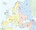 Europe Time Map - Mapsof.Net Map