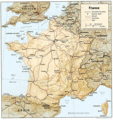 France Shaded Relief Gif - Mapsof.net