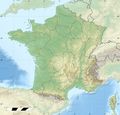 France Relief Map 1 - Mapsof.net
