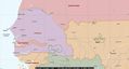 Gambia Senegal - Mapsof.Net Map