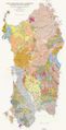 Geomorphologic And Geologic Map Sardinia - Mapsof.Net Map