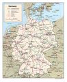 Germany Political Map 1994 - Mapsof.Net Map