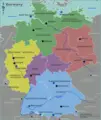 Germany Regions Map - Mapsof.Net Map
