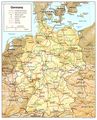 Germany Shading Relief Map - Mapsof.Net Map