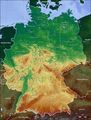 Germany Topo Map - Mapsof.Net Map