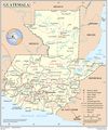 Guatemala Political Map - Mapsof.Net Map