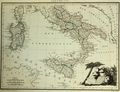 Historical Map Italy (1863) - Mapsof.Net Map