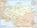 Honduras Political Map - Mapsof.Net Map
