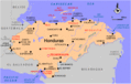 Honduras Map 1 - Mapsof.Net Map