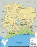 Republic of Côte d'Ivoire - Mapsof.net