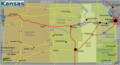 Kansas Regions Map - Mapsof.Net Map