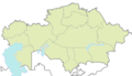 Kazakhstan Blank Map - Mapsof.Net Map