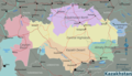 Kazakhstan Regions Map - Mapsof.Net Map