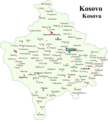 Kosovo Municipalities Map - Mapsof.net